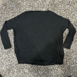 Back in Action LS Shirt - Charcoal